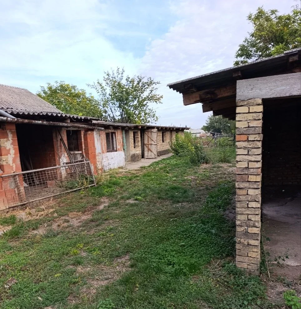 Дом с большим участком в городе. 40 км от Нови Сада.